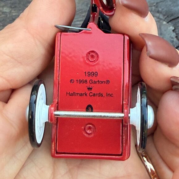 Hallmark Sidewalk Cruisers 1999 Garton Delivery Cycle 1998 MOBO Horse Ornaments - Picture 7 of 12